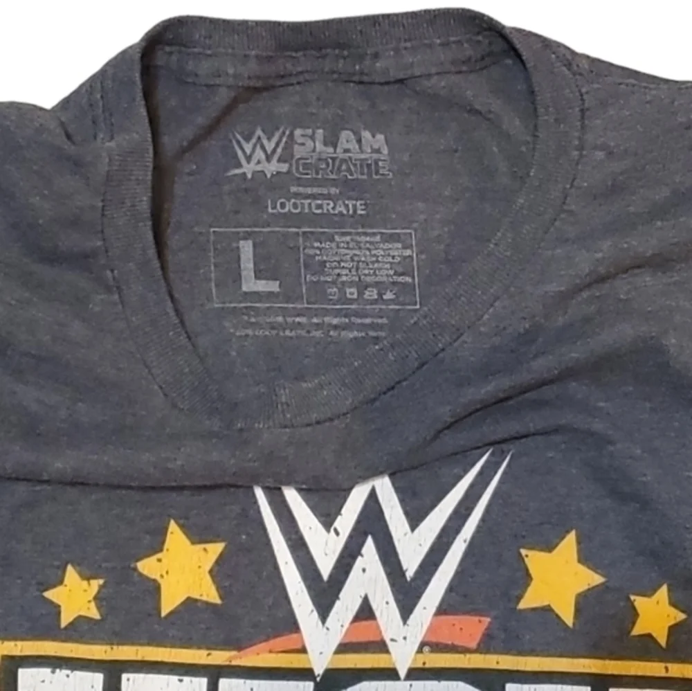 WWE Slam Crate High Flyers Luchador Mysterio Blue‎ T-Shirt Large - Picture 4 of 4